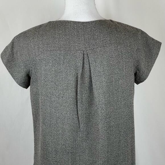 Anthropologie Generra 100% Wool Tweed Neutral Minimalist Dress NWOT Size 4 - Picture 6 of 12